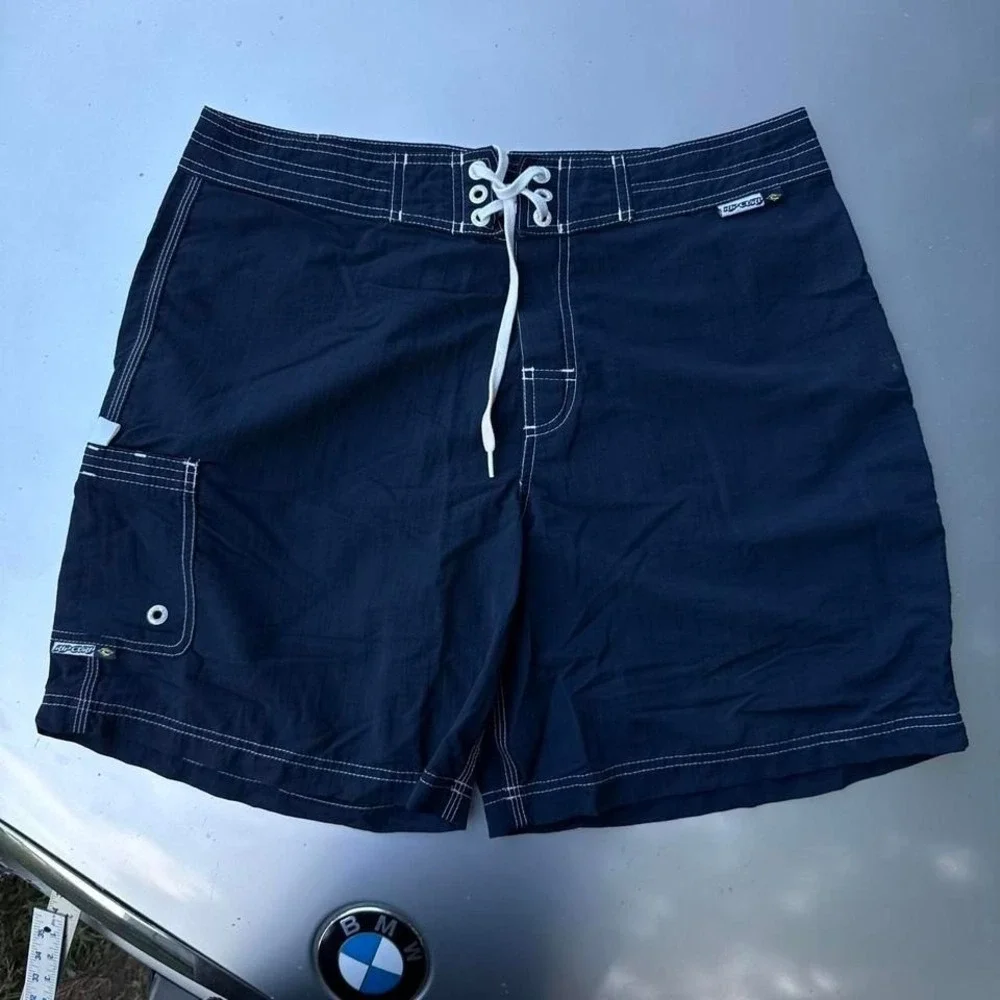 Navy blue Billabong board shorts